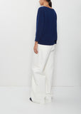 n°491 Pearl V-Neck Sweater — Midnight