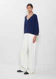 n°491 Pearl V-Neck Sweater — Midnight