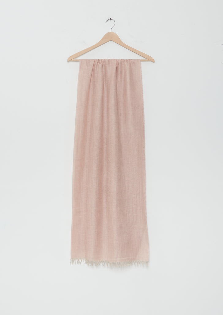 Staffa Cashmere Silk Solid Scarf — Rosa Pink
