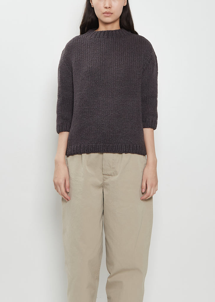 Daisy Cashmere Sweater — Dark Taupe