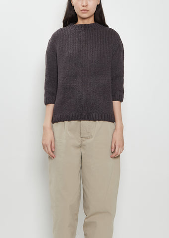 Daisy Cashmere Sweater — Dark Taupe