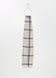 Cotton Wool Gradation Plaid Scarf