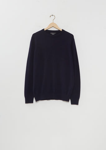 Heriot Cashmere Sweater — Navy Blue