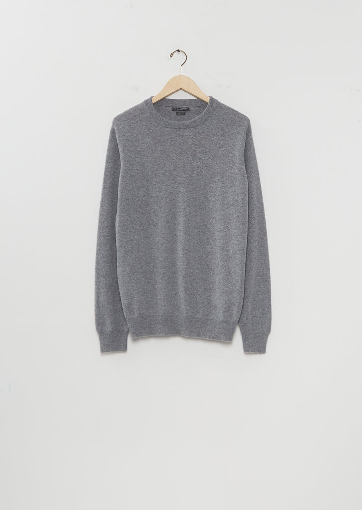 Heriot Cashmere Sweater — Grey Flannel