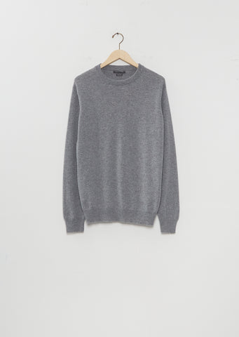 Heriot Cashmere Sweater — Grey Flannel