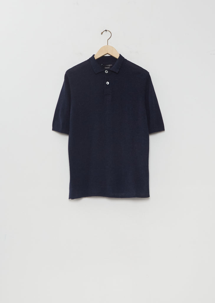Summer Cashmere Short Sleeve Polo