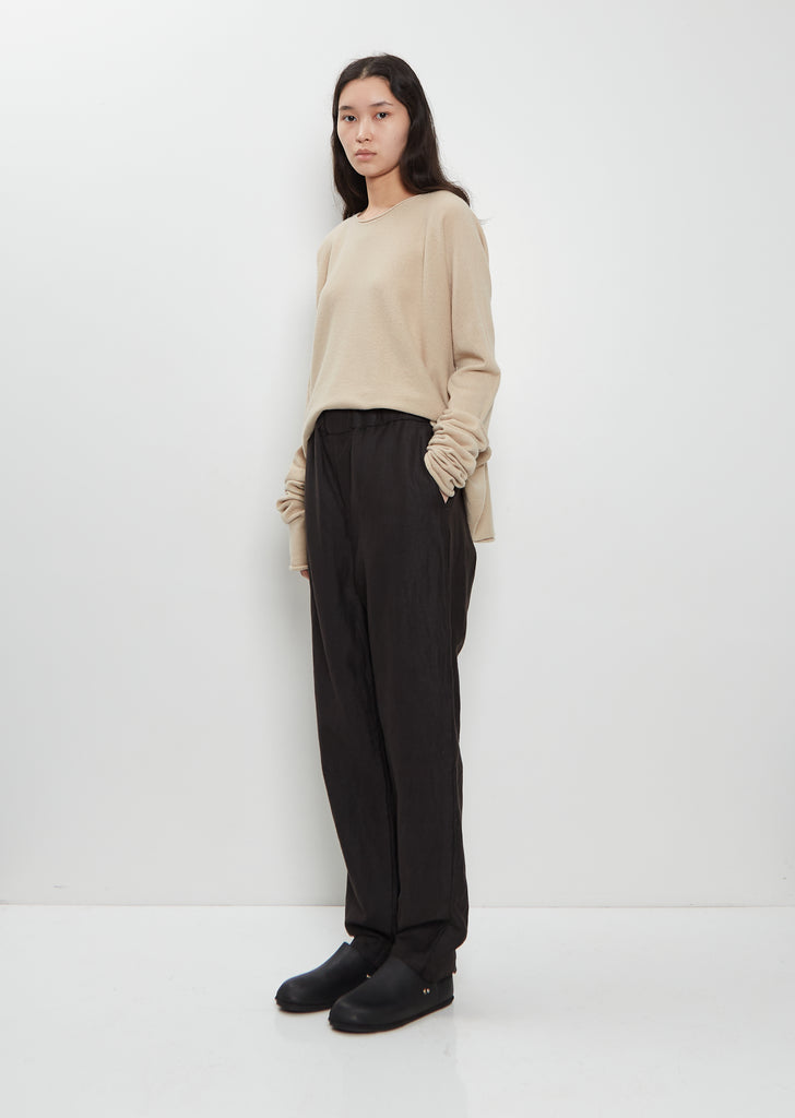 Longe Chasse Linen Wool Pant