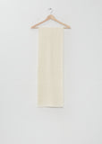 Four Sided Fringe 4-Ply Cashmere Scarf — White