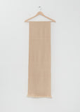Gobi Camel Hair Scarf — Natural White