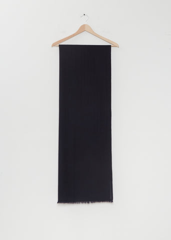 Kiri Cashmere Stole — Midnight Blue