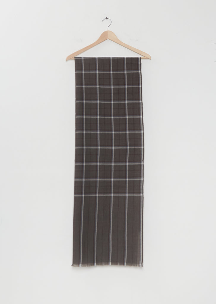 Kita Plaid Cashmere Stole