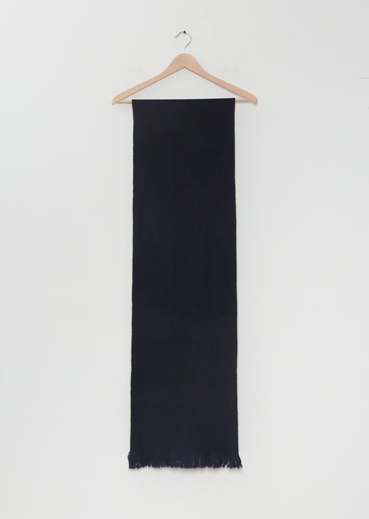 Gobi Camel Hair Scarf — Dark Navy