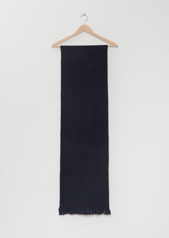 Gobi Camel Hair Scarf — Dark Navy