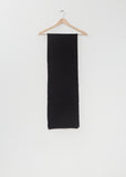 Four Sided Fringe 4-Ply Cashmere Scarf — Black