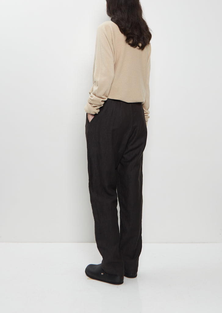 Longe Chasse Linen Wool Pant