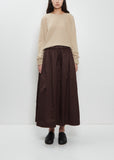 Puffy Cotton Linen Skirt