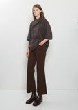 Soft Collar Silk Top
