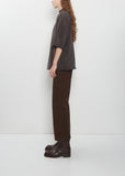 Soft Collar Silk Top