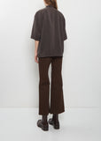 Soft Collar Silk Top