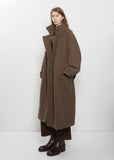Wrap Wool Coat — Thyme