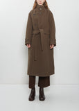 Wrap Wool Coat — Thyme