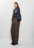 Floral Jacquard Knit Jacket