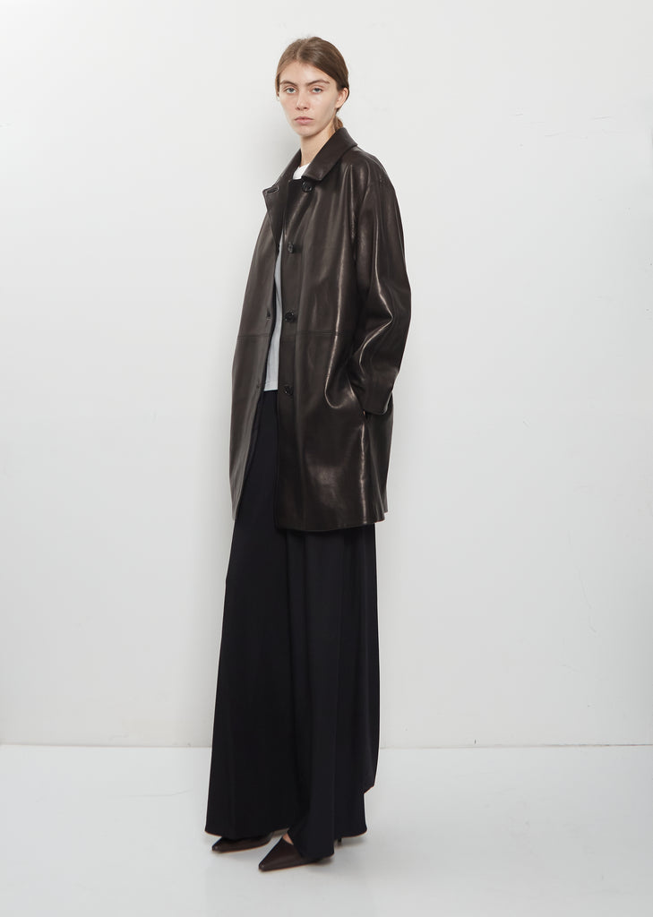 Donata Leather Coat