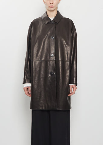Donata Leather Coat