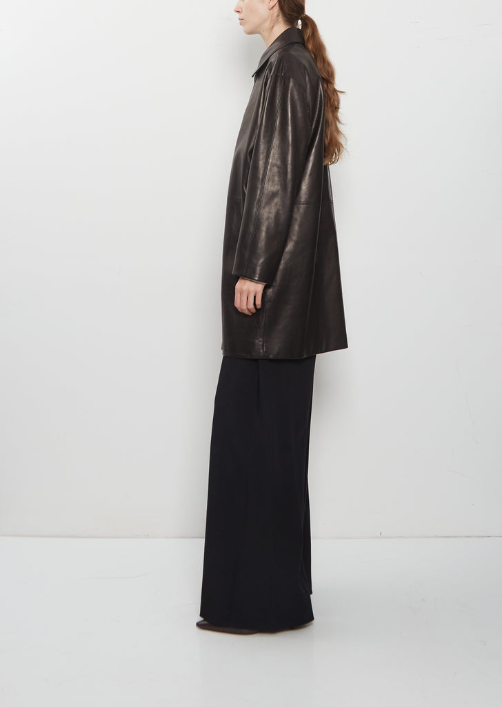 Donata Leather Coat