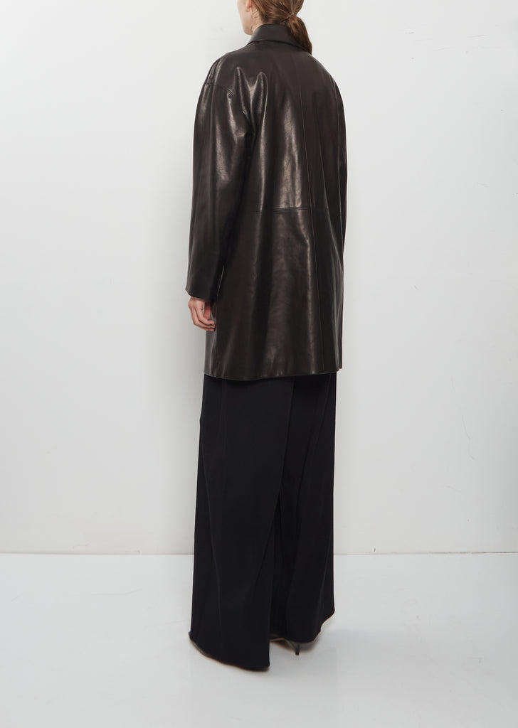 Donata Leather Coat