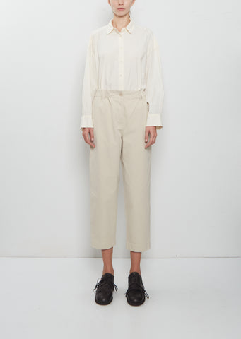 Double Cotton Warren Pant