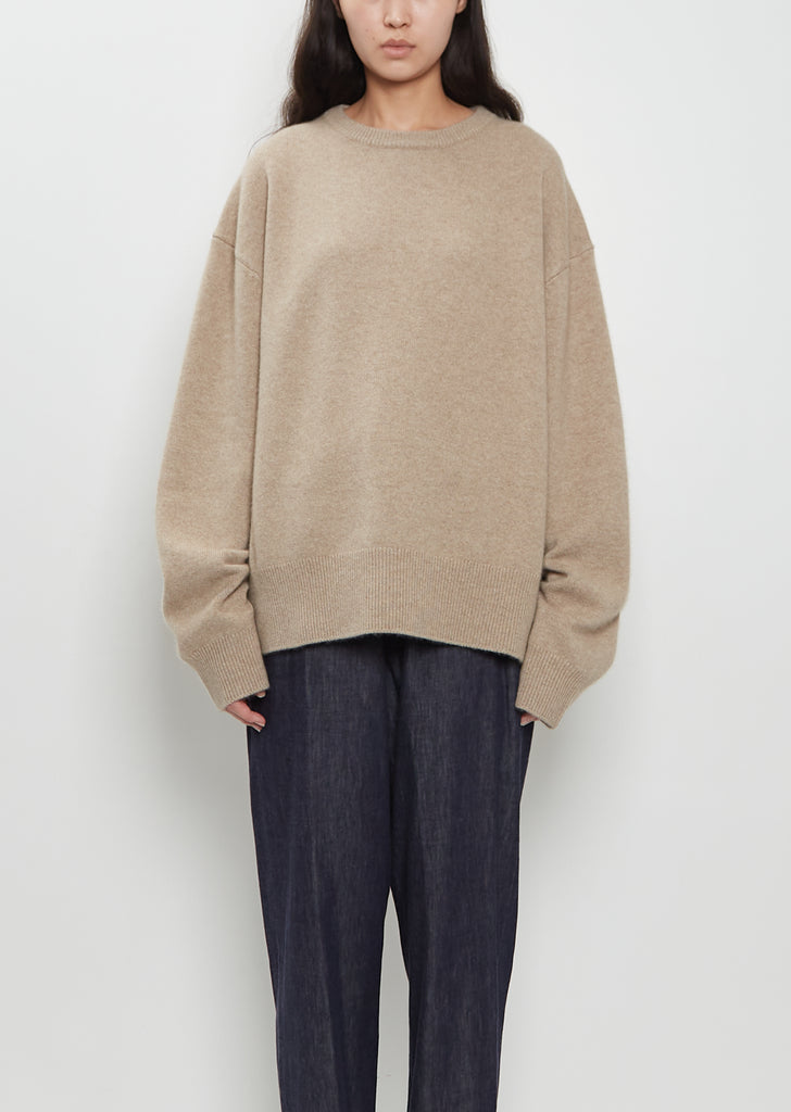 n°431 Mike Stretch Cashmere Sweater — Oat