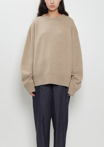 n°431 Mike Stretch Cashmere Sweater — Oat