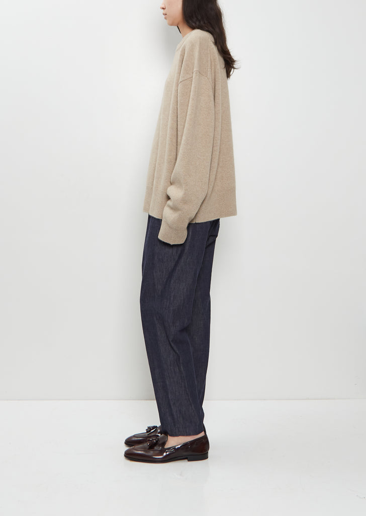 n°431 Mike Stretch Cashmere Sweater — Oat