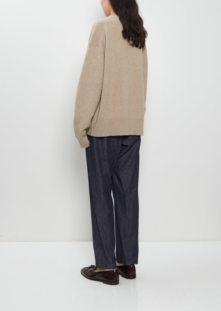 n°431 Mike Stretch Cashmere Sweater — Oat