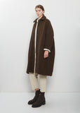 Big Blobby Cashmere Coat — Khaki