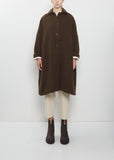 Big Blobby Cashmere Coat — Khaki