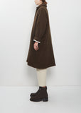 Big Blobby Cashmere Coat — Khaki