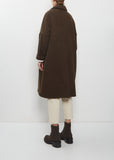 Big Blobby Cashmere Coat — Khaki