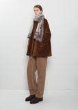 Shalimar Fuzzy Feature Cashmere Shawl — Tibetan Red