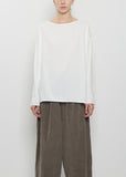 Light Cotton Long Sleeve T-Shirt — Milk