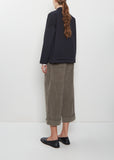 Compact Cotton Overshirt Jacket — Navy