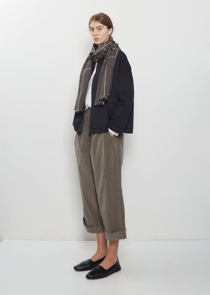 Kita Plaid Cashmere Stole