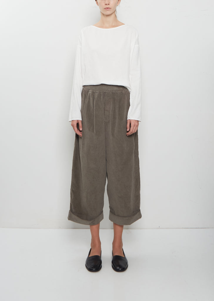 Velvet Bragoni Pant — Taupe
