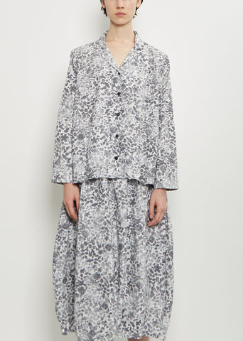Jenny Cotton Shirt — Bright Flower
