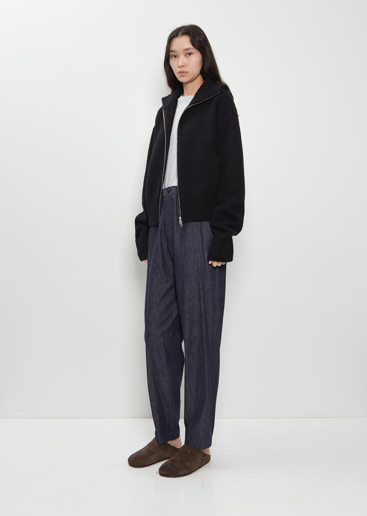 n°438 Xtra Fab Cashmere Cardigan — Raven