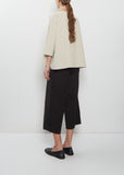 Velvet Boatneck Top — Oatmeal