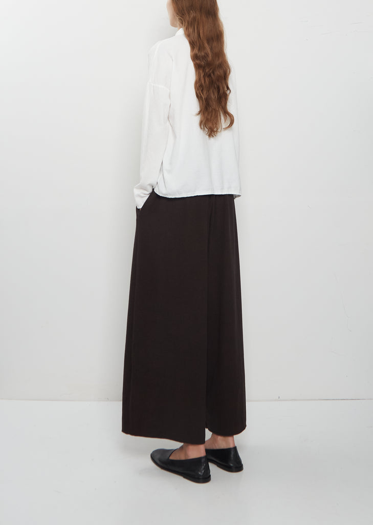 Light Cotton Short Collar Shirt — Milk
