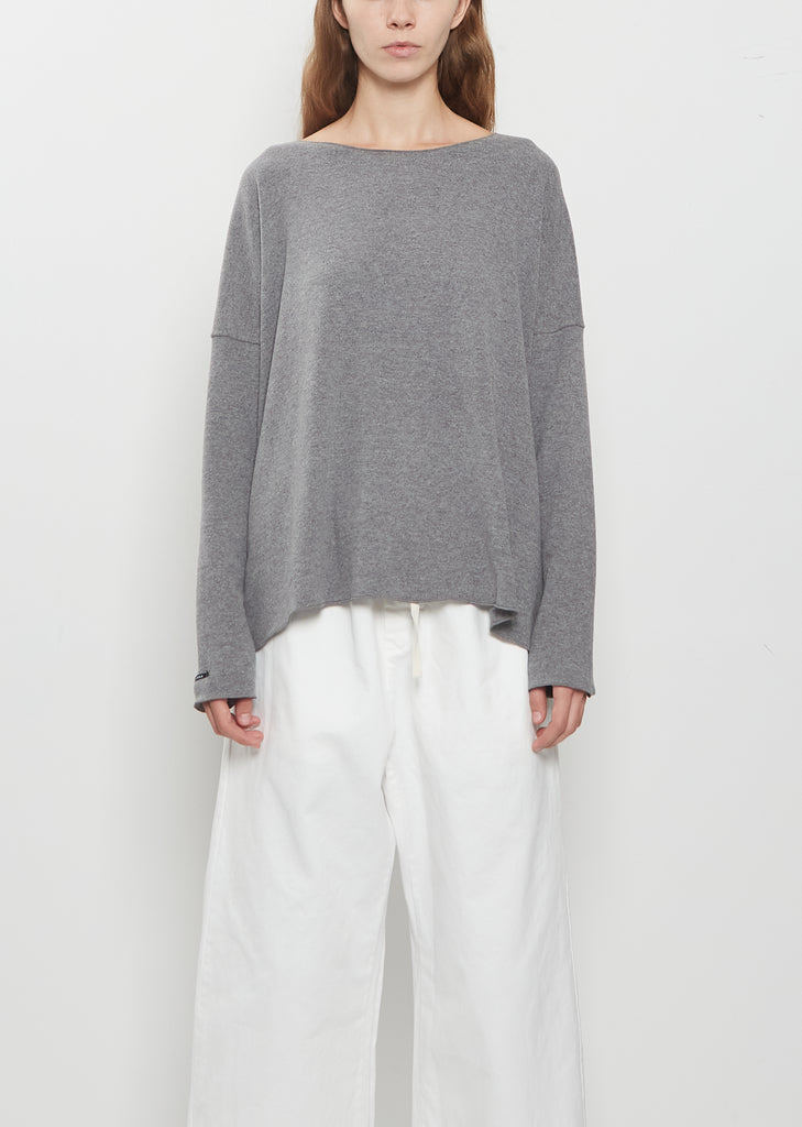 Heavy Jersey Upcycled R-Neck Jumper