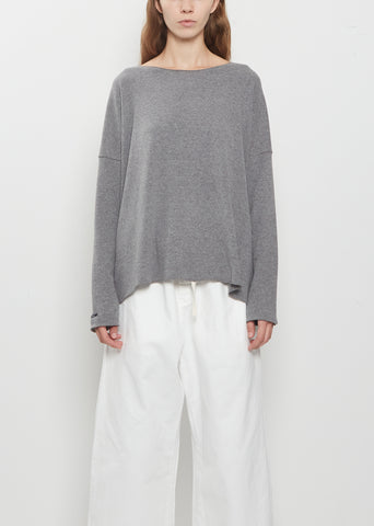 Heavy Jersey Upcycled R-Neck Jumper